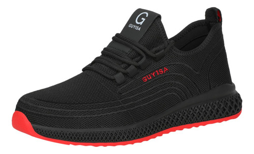 Zapatos Para Hombre, Botas De Ocio Con Puntera De Acero, Pun