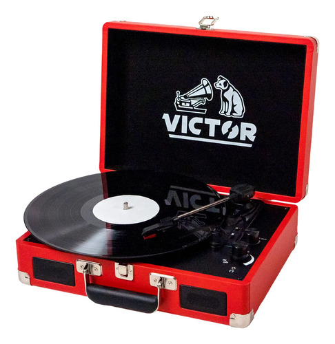 Victor Metro - Tocadiscos Portatil De Maleta De 3 Velocidade