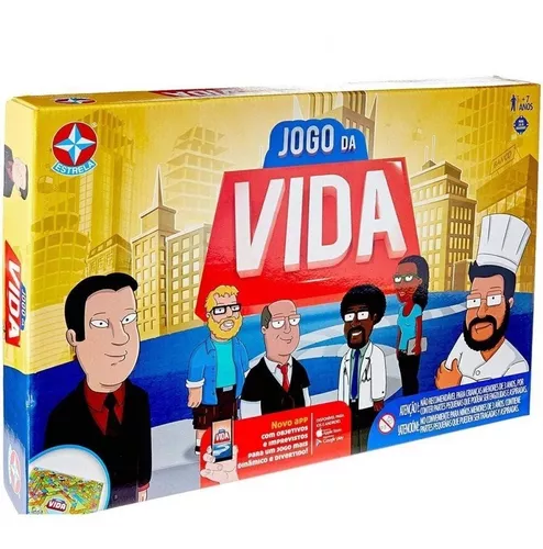 Jogo Da Vida Novas Profissões Jogo Tabuleiro Estrela