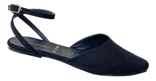 Zapatos De Piso Dama Felipe Rentería Flat Pulsera Al Tobillo