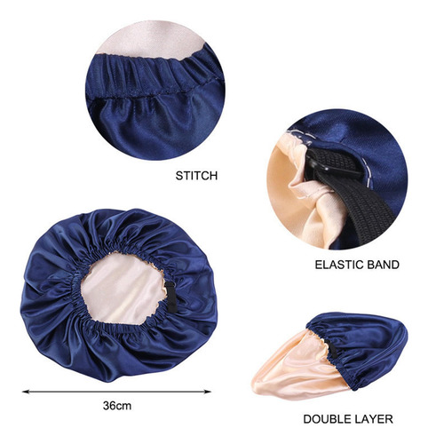 Gorros De Satén Para El Cabello, Gorros Para Dormir,