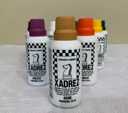 Corante Para Tinta Xadrez - Pack com 20 Unidades - Colar- Desde 1974 - Tudo  para seu piso