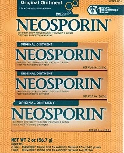 Paquete De 3 Neosporin Original De Primeros Auxilios Ungüent