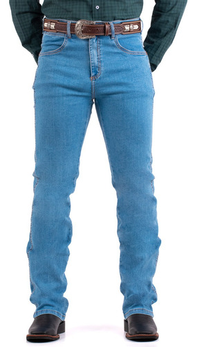 Calça Jeans Tassa Cowboy Cut Masculina Delavê