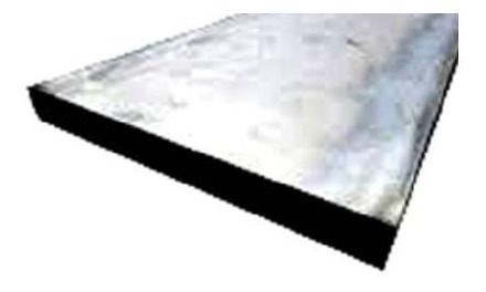 Placa De Acero Inoxidable . 1/4 60cm X 80cm, Envío Gratis!