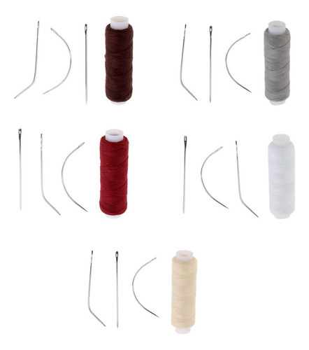 5pcs Track Tejido Coser Para Extensiones De Cabello