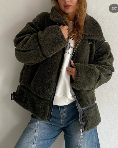 Campera Yd Mujer Piel Sintética Ultra Liviana