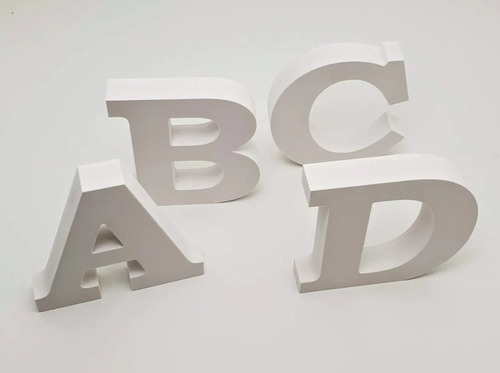 10 Letras Plástico 20cm Impressão 3d Fachadas Comércio