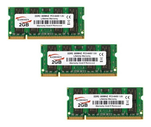 Memoria Ram Laptop 2gb Ddr2 Pc2-6400/800mhz