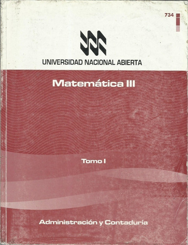 Libro Matematica 3 Tomo 1 Y 2 Administracion Y Contaduria