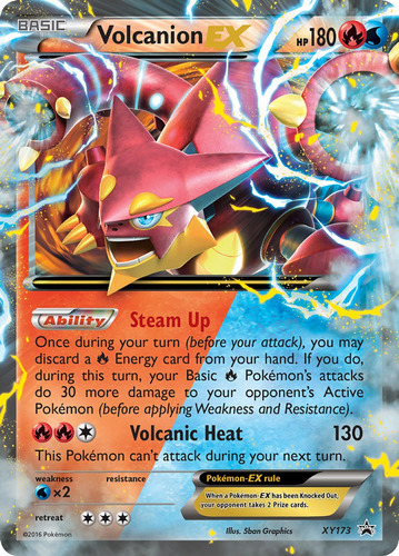Cartas Pokemon Volcanion Ex Promo