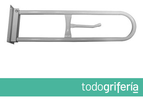 Barral Rebatible Con Portarrollo Acceco Blanco 70cm