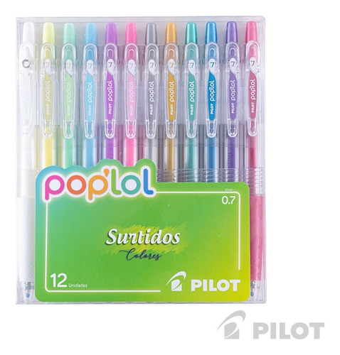 Lápices Gel Pop Lol Sunshine 12 Colores Pilot