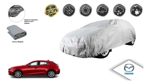 Funda Car Cover Afelpada Premium Mazda 3 Hb 2.0l 2015