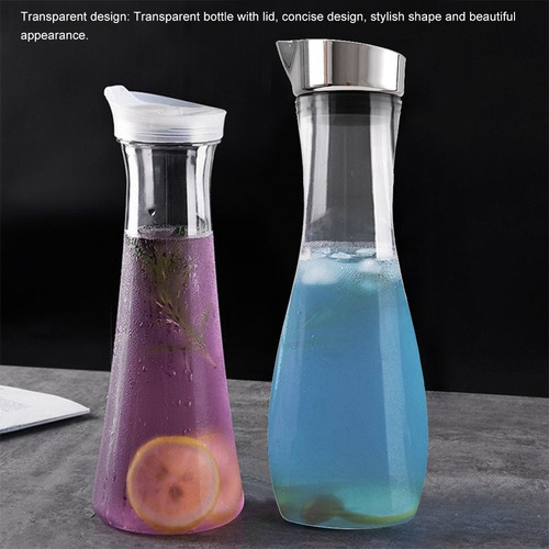 Garrafa De Suco De Acrílico Transparente De 1,2 L | Suco Tra