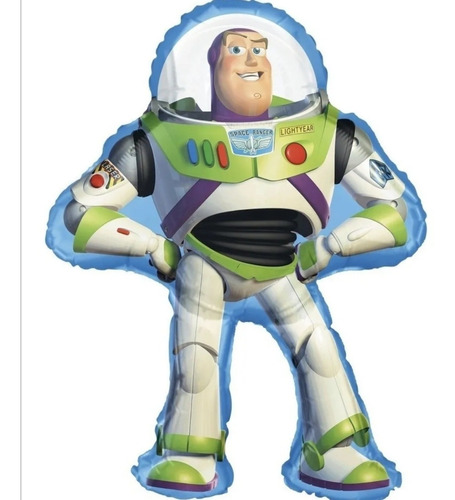 Globo De Buzz Lightyear Tamaño Gigante Calidad Helio Y Aire