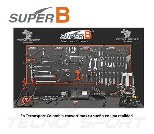 Imagen 5 de 9 de Herramienta Bicicleta Super B Maletin Profesional Tba800 29p