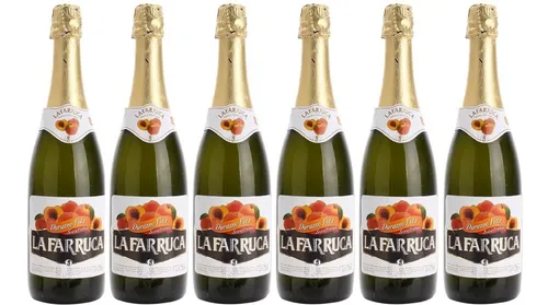 Sidra Fizz Durazno La Farruca C/alc Pack X 6u 710cc