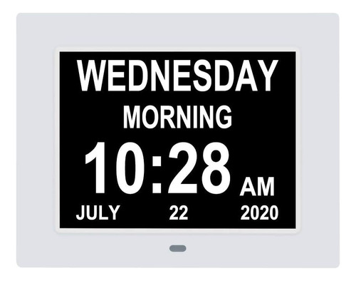 Reloj Digital Con Calendario De Día Y Mes, Extra Grand...