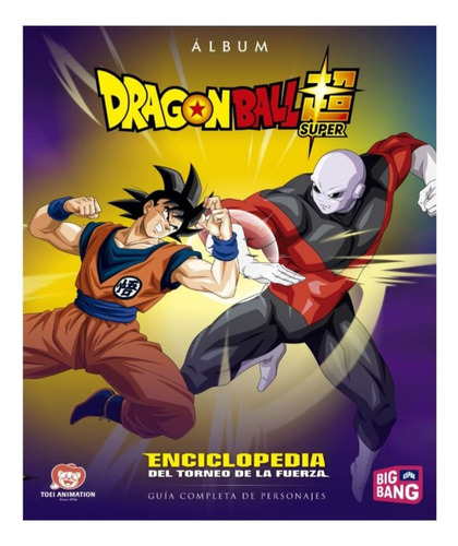 Álbum Tapa Dura Dragonball Super Torneo De La Fuerza A Pegar