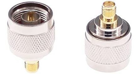 Conector Rfaha F41-2 N Macho A Sma Hembra Rf Coaxial -plata