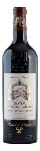 Vino Tinto Château La Tour Carnet 4ème Cru Classé 2016