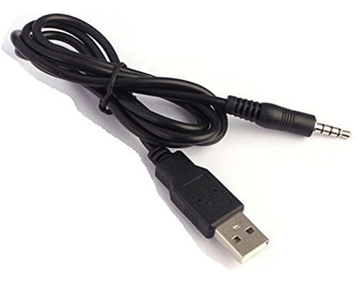 Ritz-mart 3.5mm Macho Aux Audio Jack A Usb 2.0 Cable De Carg