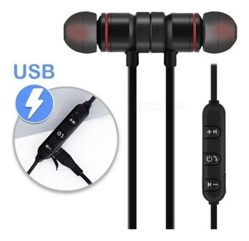 Audífono Bluetooth V4.2 M5 Deportivos Magnéticos