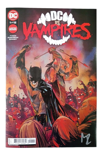 Comic Dc Vs Vampires #1 Firmado Por Matthew Rosenberg Batman