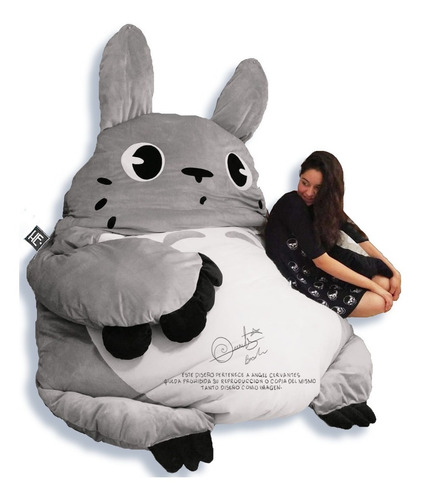  Mega Puff De Memory Foam  Tipo Cama Totoro Premium