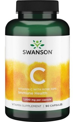 Vitamina C Con Escaramujos 90 Caps 1000 Mg Envio Gratis