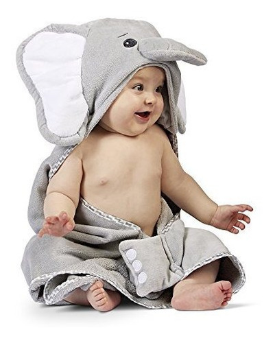 Toalla Capucha Elefante Lil' Spout Baby Bearington