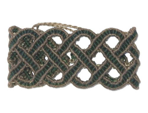 Pulsera Celta Macramé Verde