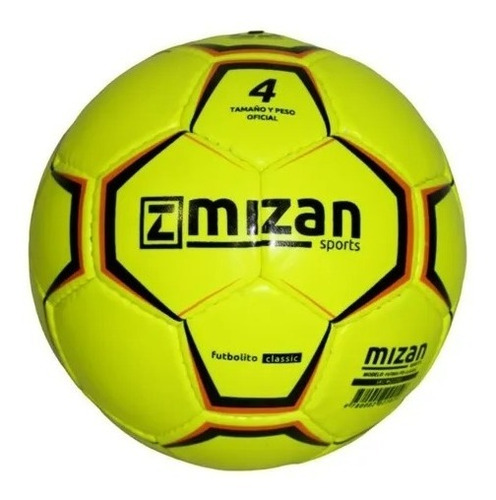 Balon De Futbolito Mizan N°4 / Modelo Classic Bajo Bote