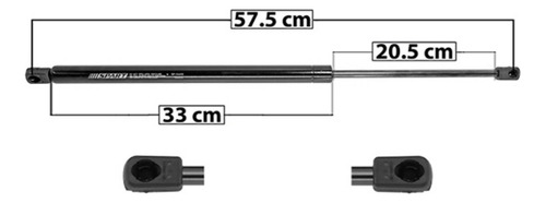 Amortiguador 5a Puerta (de Calidad) Gmc Terrain 10-15 Spart