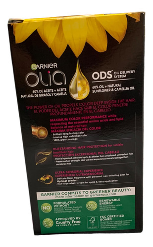 Tinte Garnier Olía 60ml - Color Duradero