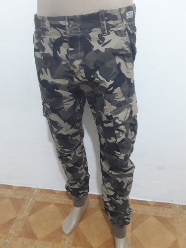 Pantalón Cargo Camuflados Gruesos 