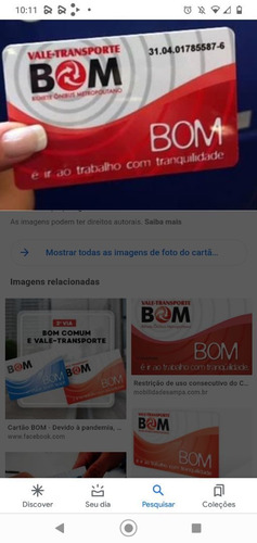 Imagem 1 de 2 de Vendo Cartão De Passagem