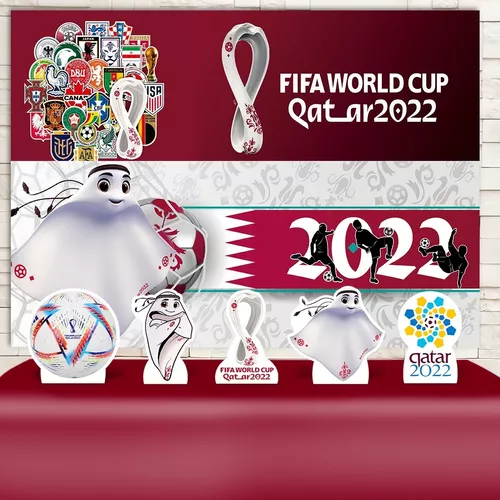 Kit Decoração De Festa Infantil Jogo Futebol 2023 Rubi