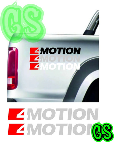 X2 Emblema Logo Adhesivo Pick Up 4 Motion Volkswagen Amarok 
