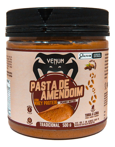 Pasta De Amendoim Venum - Tradicional