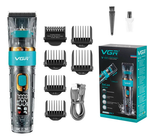Maquina De Afeitar Cabello Profesional Inalambrica Vgr V-695