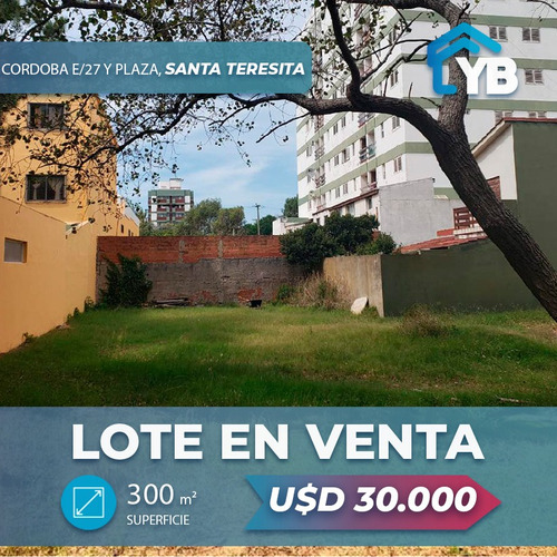 Lote En Venta En Santa Teresita