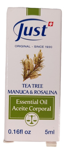 Aceite Esencial De Tea Tree Just 5 Ml X Dos Unidades!