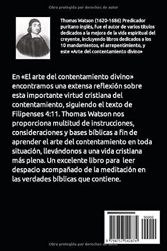 El Arte Del Contentamiento Divino Instrucciones Par, De Watson, Tho. Editorial Independently Published En Español