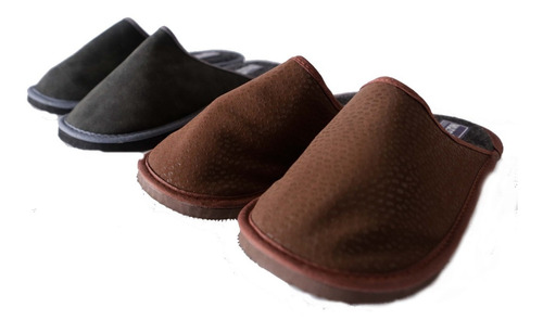 Pantuflas De Hombre Abrigada