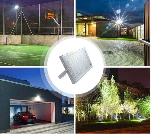 Imagen 2 de 10 de Reflector Led Exterior 300w Bajo Consumo Alta Potencia Frio