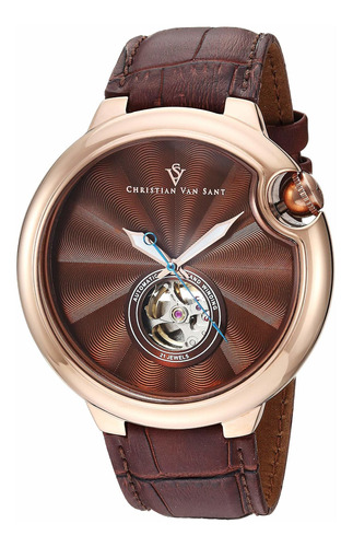 Reloj Hombre Christian Van Sant Cv0144 Cuarzo Pulso Marron