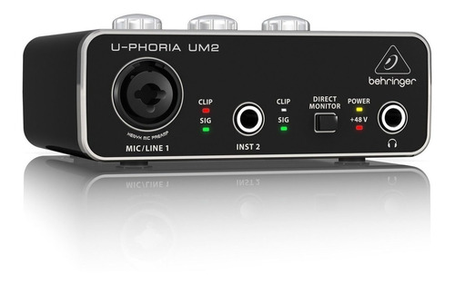 Interfaz De Audio Usb Behringer U-phoria Um2 Oferta!!