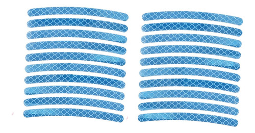 4 X 20 Pegatinas Reflectantes Para Bujes De Ruedas De Coche,